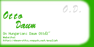 otto daum business card